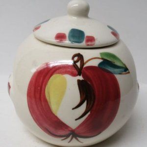 Purinton Pottery Slip Ware Open Apple 3 1/4 Inch High Individual Bean Pot